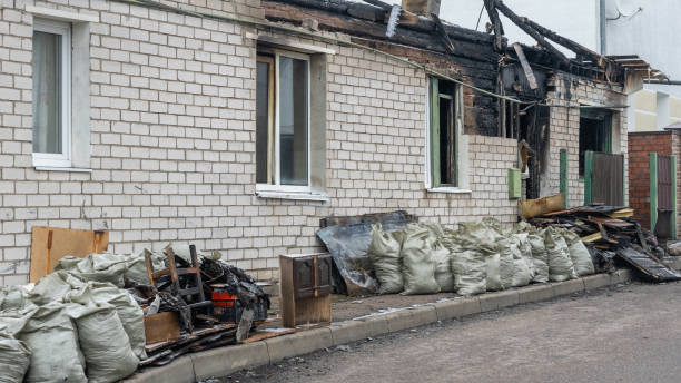 Professional Fire Damage Removal technician working in Spring Valley, MN